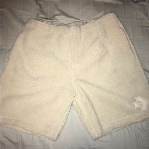 Golf Wang x Converse Sherpa shorts (white)